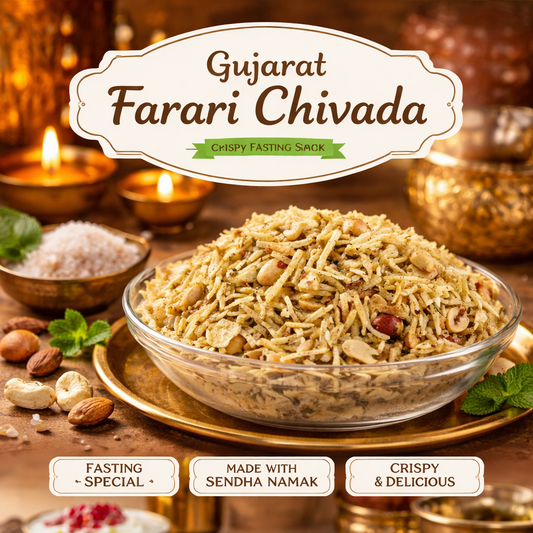 Premium Gujarati Falahari Chivda | Vrat Special Namkeen | Fasting Snack