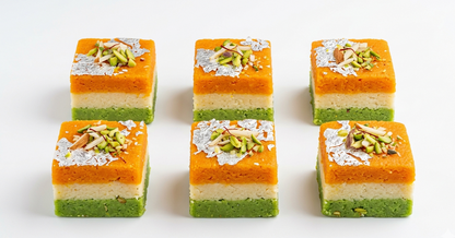 Varanasi Special Tiranga Barfi | Tri-Color Traditional Sweet | Premium Quality